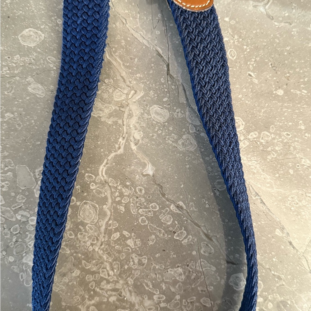 Kids Blue Braided Belt